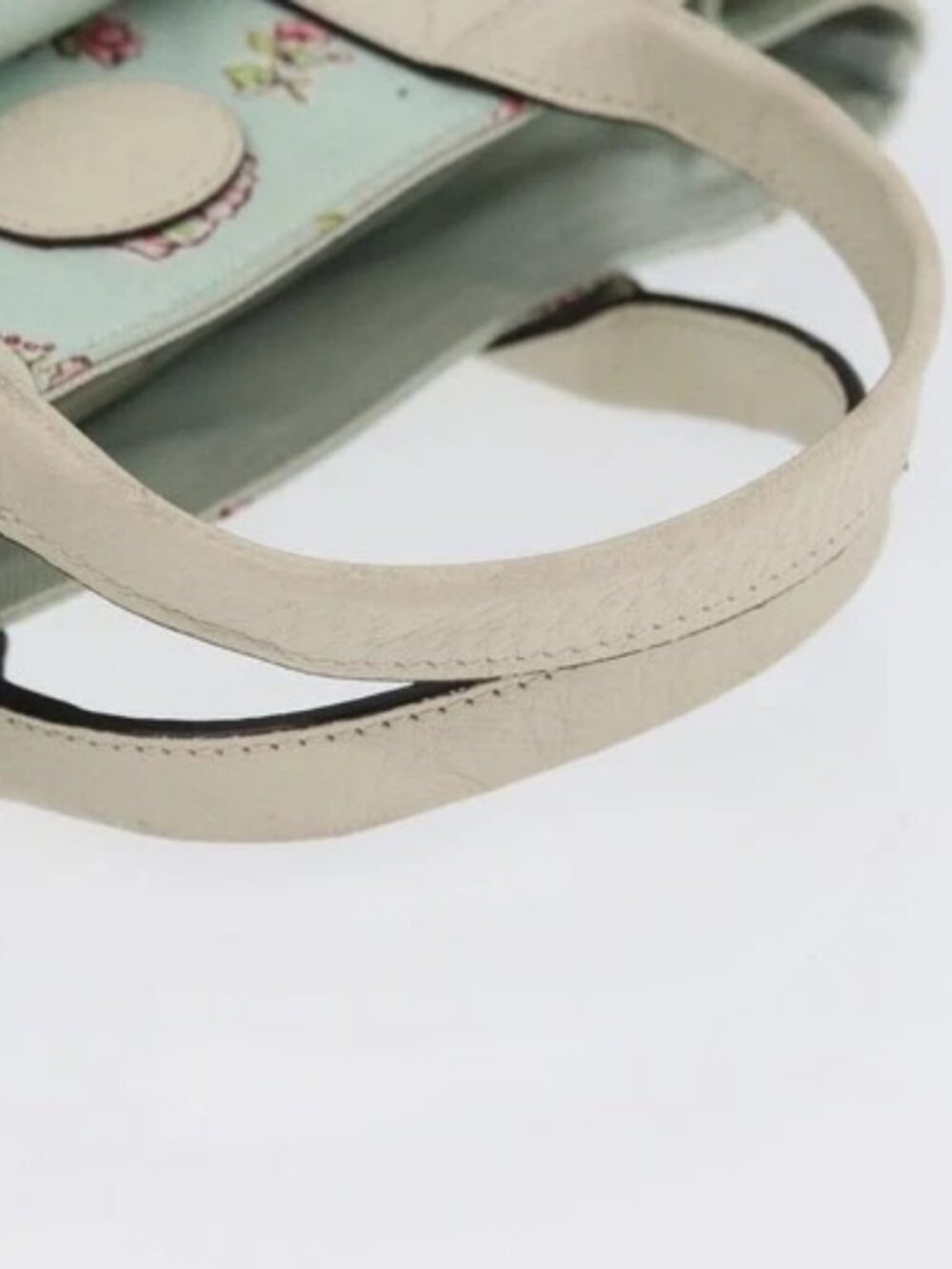 GUCCI Hand Bag Canvas Light Blue Auth ka3365 - Picture 7 of 16